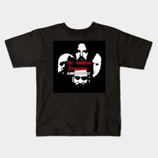 All-American Spookshow Horror Podcast Faces Kids T-Shirt